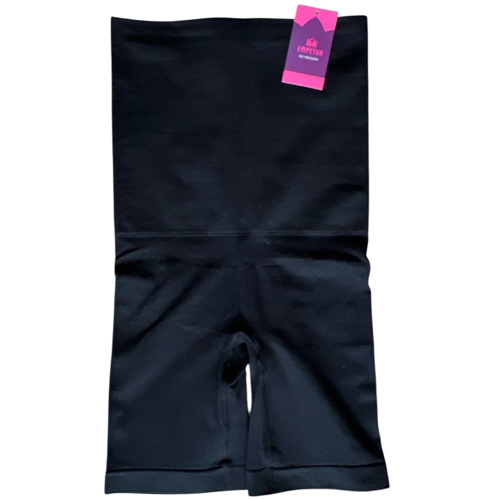 Empetua Black High-Waisted Shaper Shorts, S